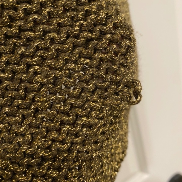 Gold Short Sleeve Sweater - Picture 7 of 10